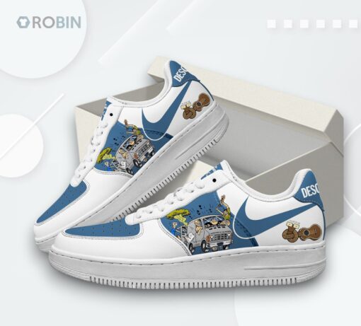 Descendents Suburban Home Air Force 1 Shoes   Unique Printed Design