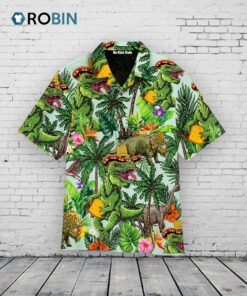 Dinosaur Taco Hawaiian Shirt –  Mexican Dino Aloha Shirt