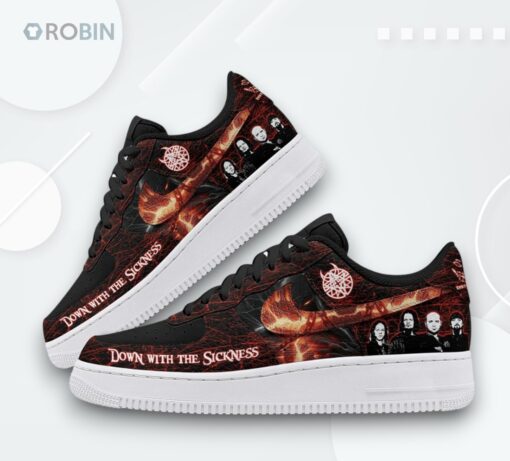 Disturbed ‘Down With The Sickness’ 25th Anniversary Air Force 1 Shoes
