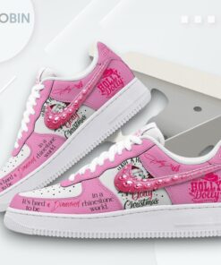 Dolly Parton Diamond Christmas Air Force 1 Shoes   Unique Holiday Design