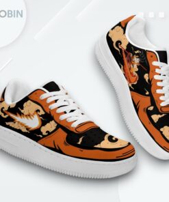 Dragon Ball Goku Black & Orange Air Force 1 Sneakers   Limited Edition Design Dragon Ball Goku Black & Orange Air Force 1 Sneakers   Limited Edition Design
