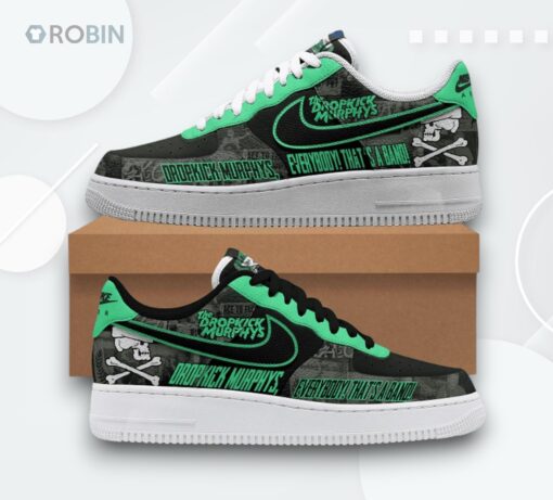 Dropkick Murphys Air Force 1 Shoes   Custom Design for Fans