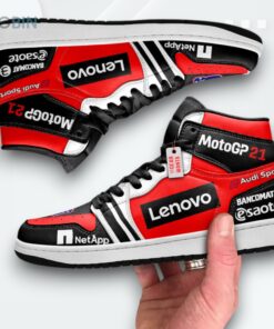 Ducati Jordan 1 High Sneakers – GP21 Moto Custom Design Ducati Jordan 1 High Sneakers – GP21 Moto Custom Design