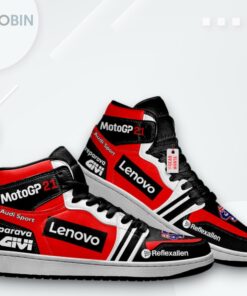 Ducati Jordan 1 High Sneakers – GP21 Moto Custom Design Ducati Jordan 1 High Sneakers – GP21 Moto Custom Design