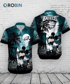 Eagles Mickey Mouse Hawaiian Shirt – NFL Disney Summer Shirt
