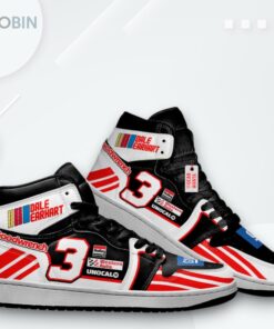 Earnhardt Jordan 1 High Custom Sneakers #3 – Goodwrench Racing Shoes Earnhardt Jordan 1 High Custom Sneakers #3 – Goodwrench Racing Shoes