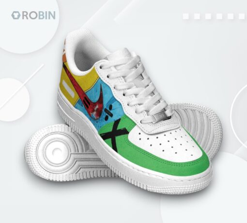 Ed Sheeran Divide Album Art Air Force 1 Sneakers – Unique Design Shoes