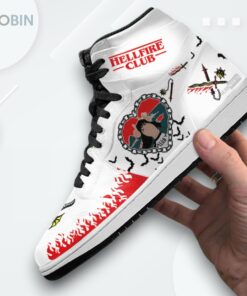 Eddie Munson Stranger Things Jordan 1 High – Custom Sneakers Eddie Munson Stranger Things Jordan 1 High – Custom Sneakers