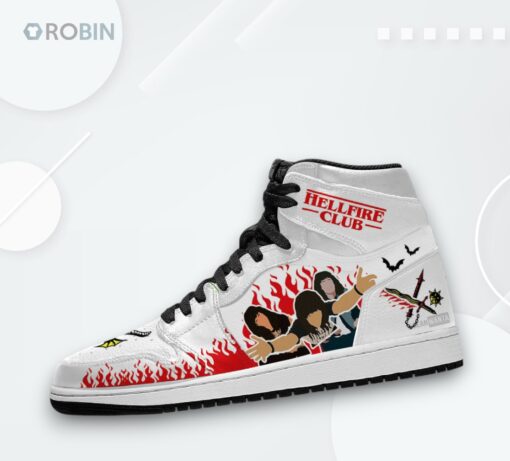 Eddie Munson Stranger Things Jordan 1 High – Custom Sneakers