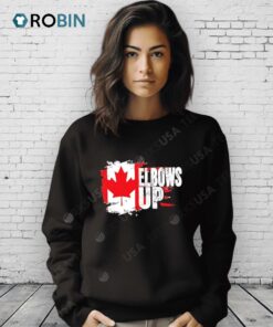 Elbows Up Canada Paint Shirt Elbows Up Canada Paint Shirt