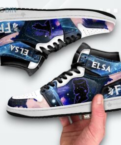 Elsa Silhouette Jordan 1 High – Custom Fan Sneakers Elsa Silhouette Jordan 1 High – Custom Fan Sneakers