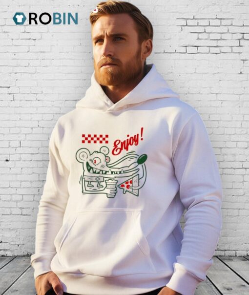Enjoy Pizza Rat Shirt