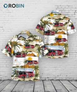 Espanola Fire Dept Mexican Hawaiian Shirt NM
