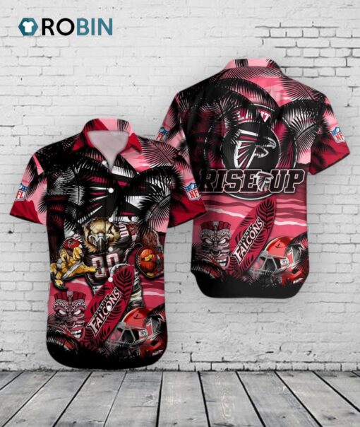 Falcons Hawaiian Shirt NFL Aloha Print –  Atlanta Football Fan Gear