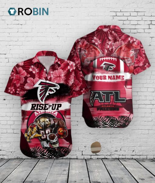 Falcons Mascot Hawaiian Shirt –  NFL Atlanta Aloha Shirt