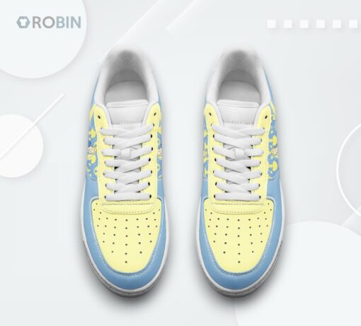 Fallout Vault Boy Design Air Force 1 Sneakers   Unique Graphic Style Shoes