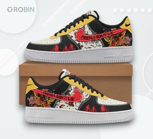 Fear Design Stranger Things Friends Don’t Lie Air Force 1 Shoes