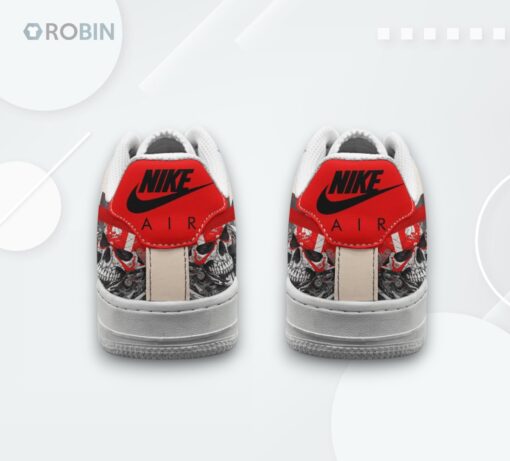 Five Finger Death Punch Graphic Air Force 1 Sneakers   Unique Pop Design