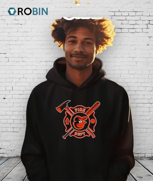 Fire Dept Baltimore Orioles Shirt
