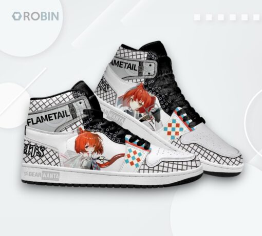 Flametail Arknights Jordan 1 High – Custom Anime Sneakers