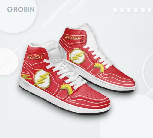 Flash Superhero Jordan 1 High – Custom Sneakers