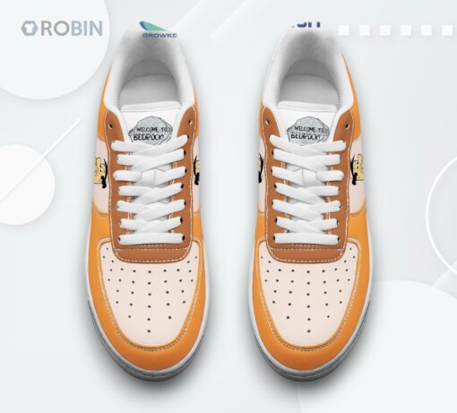 Flintstones Cartoon Air Force 1 Shoes   Fun & Stylish Printed Design