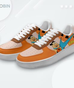 Flintstones Cartoon Air Force 1 Shoes   Fun & Stylish Printed Design