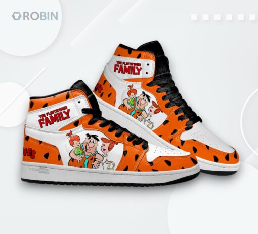 Flintstones Jordan 1 High – Custom Cartoon Sneakers