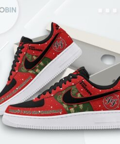 Foo Fighters Christmas Air Force 1 Shoes   Unique Holiday Design