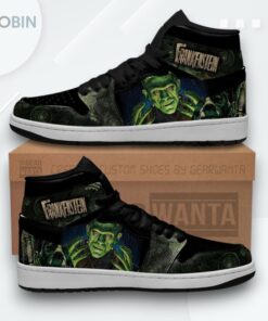 Frankenstein Jordan 1 High – Horror Custom Sneakers Frankenstein Jordan 1 High – Horror Custom Sneakers