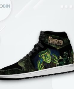 Frankenstein Jordan 1 High – Horror Custom Sneakers Frankenstein Jordan 1 High – Horror Custom Sneakers