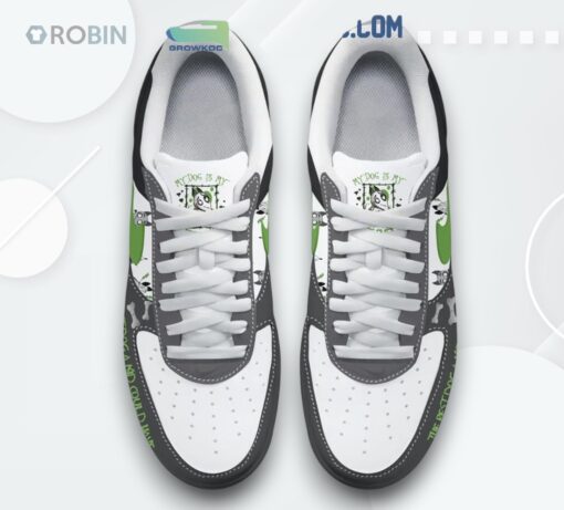 Frankenweenie Halloween Air Force 1 Shoes   Perfect for Kids & Dog Lovers