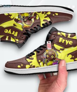 Frye Splatoon Jordan 1 High – Custom Inkling Sneakers Frye Splatoon Jordan 1 High – Custom Inkling Sneakers