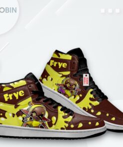 Frye Splatoon Jordan 1 High – Custom Inkling Sneakers Frye Splatoon Jordan 1 High – Custom Inkling Sneakers