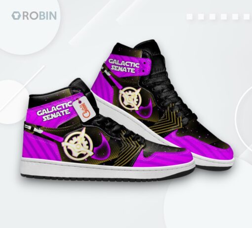 Galactic Senate Custom Sneakers – High Top Jordan 1 Inspired Design