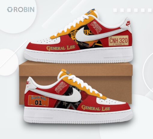 General Lee Air Force 1 Shoes   Dukes of Hazzard Design