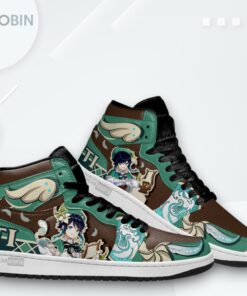 Genshin Impact Jordan 1 High – Custom Anime Sneakers Genshin Impact Jordan 1 High – Custom Anime Sneakers