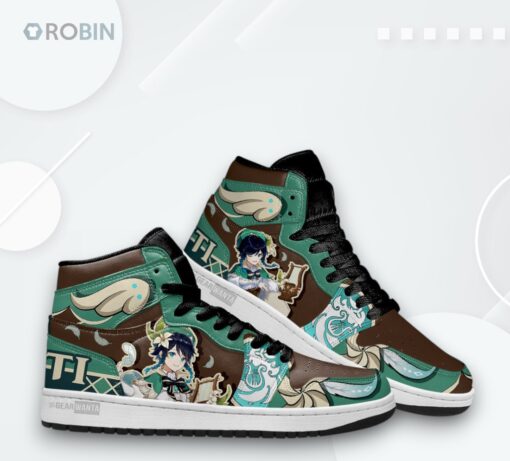 Genshin Impact Jordan 1 High – Custom Anime Sneakers