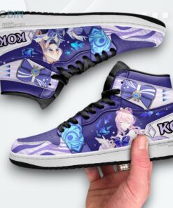 Genshin Impact Kokomi Design Sneakers – Anime Gaming Shoes Genshin Impact Kokomi Design Sneakers – Anime Gaming Shoes