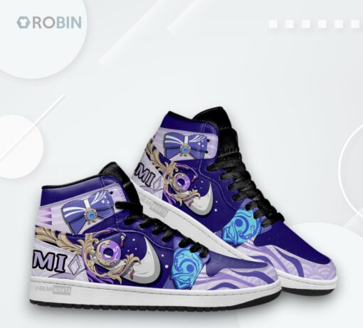 Genshin Impact Kokomi Print Sneakers – Anime Gaming Shoes