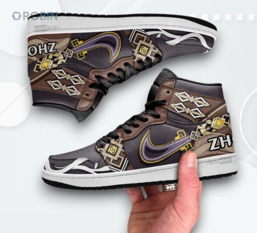 Genshin Impact Zhongli Custom Sneakers – Gamer Shoes