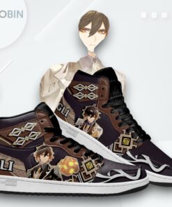 Genshin Impact Zhongli Sneakers – Custom Design Shoes Genshin Impact Zhongli Sneakers – Custom Design Shoes