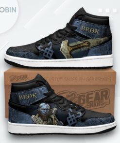 God of War Jordan 1 High – Brok Custom Sneakers – Gamer Shoes God of War Jordan 1 High – Brok Custom Sneakers – Gamer Shoes