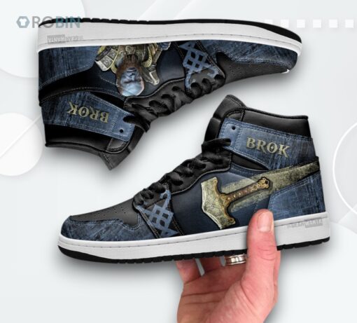 God of War Jordan 1 High – Brok Custom Sneakers – Gamer Shoes