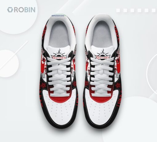 Godsmack I Stand Alone Air Force 1 Shoes   Unique Design for Fans