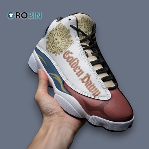Golden Dawn Jordan 13 Sneakers – Stylish Graphic Design & Comfort