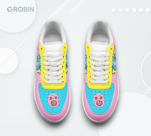 Golf Le Fleur x Tyler The Creator Air Force 1 Shoes Unique Floral Design