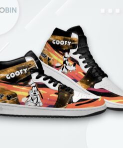 Goofy Silhouette Jordan 1 High – Custom Cartoon Sneakers
