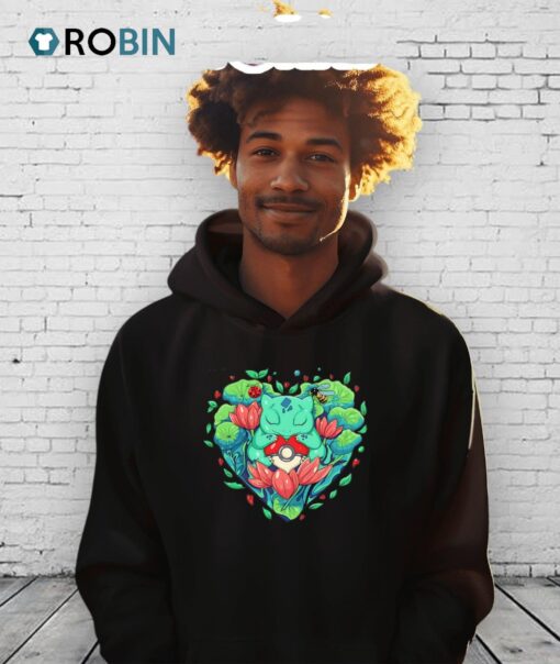Grass Heart Bulbasaur Shirt