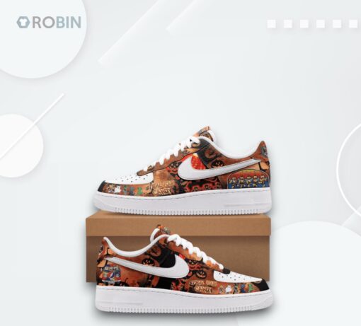 Grateful Dead Air Force 1 Sneakers   Steal Your Candy Design
